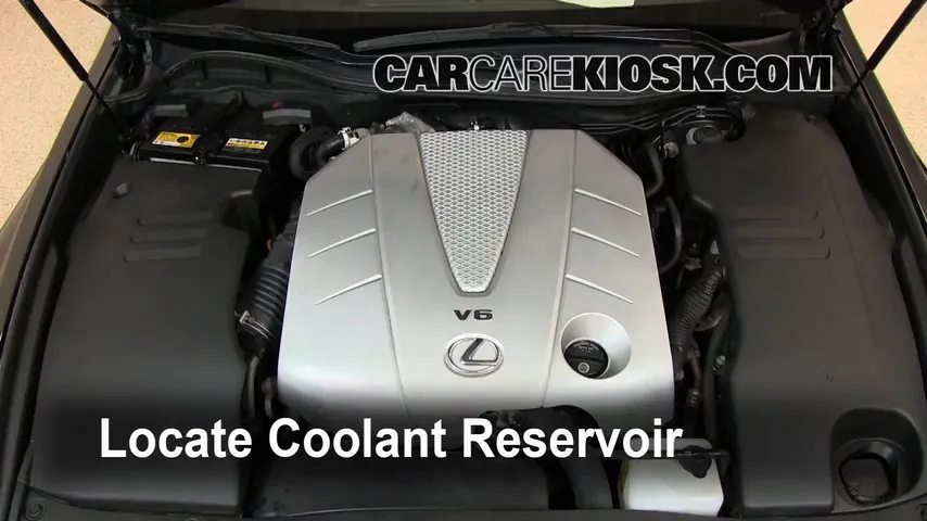 2007 Lexus GS350 3.5L V6 Coolant (Antifreeze) Add Coolant